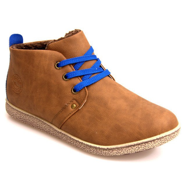 Sneakers alte isolate 3021 Camel marrone 1