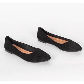 Ballerine nere con naso a mandorla Olivia nero 1