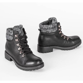 Borse nere con inserto Ally intrecciato nero 1