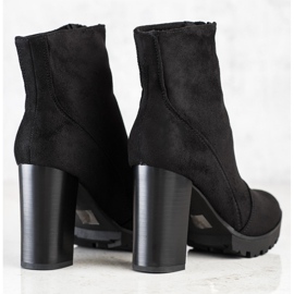 Cm Paris Stivali eleganti in pelle scamosciata nero 1