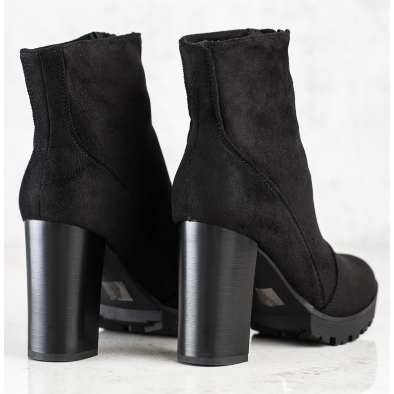Cm Paris Stivali eleganti in pelle scamosciata nero 1
