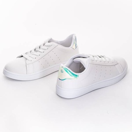 Scarpe sportive bianche impreziosite da Deb bianca 1