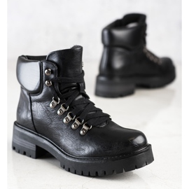 Ideal Shoes Stivali casual con riscaldamento nero 1