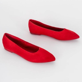 Ballerine rosse alla donna libera dello Spitz rosso 1
