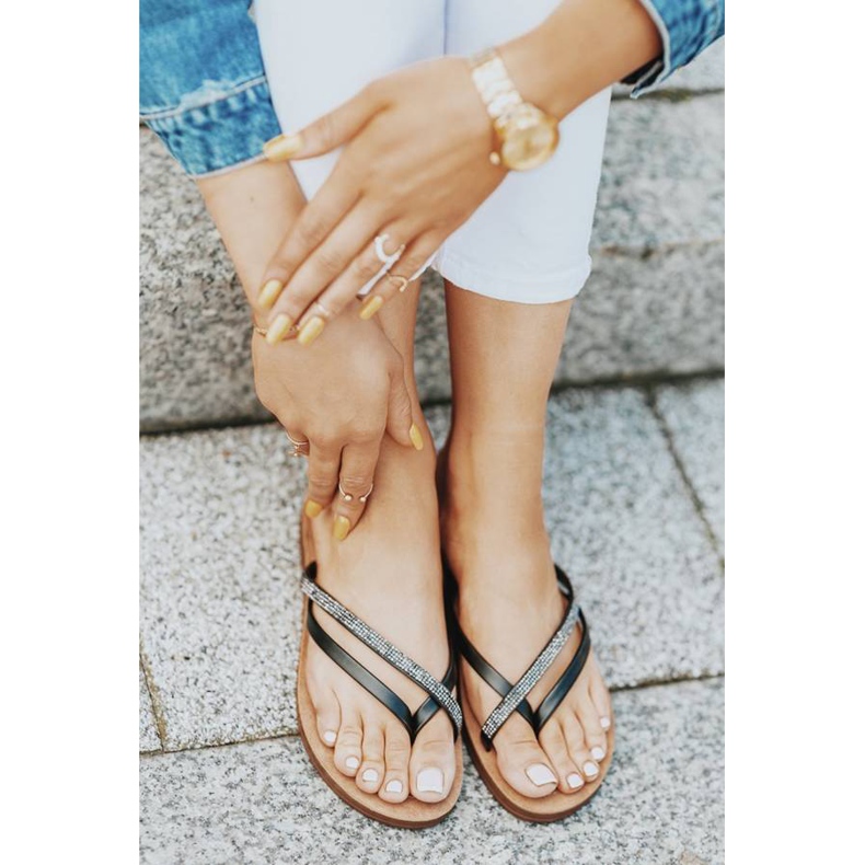 Infradito Black Beach Party nero 1