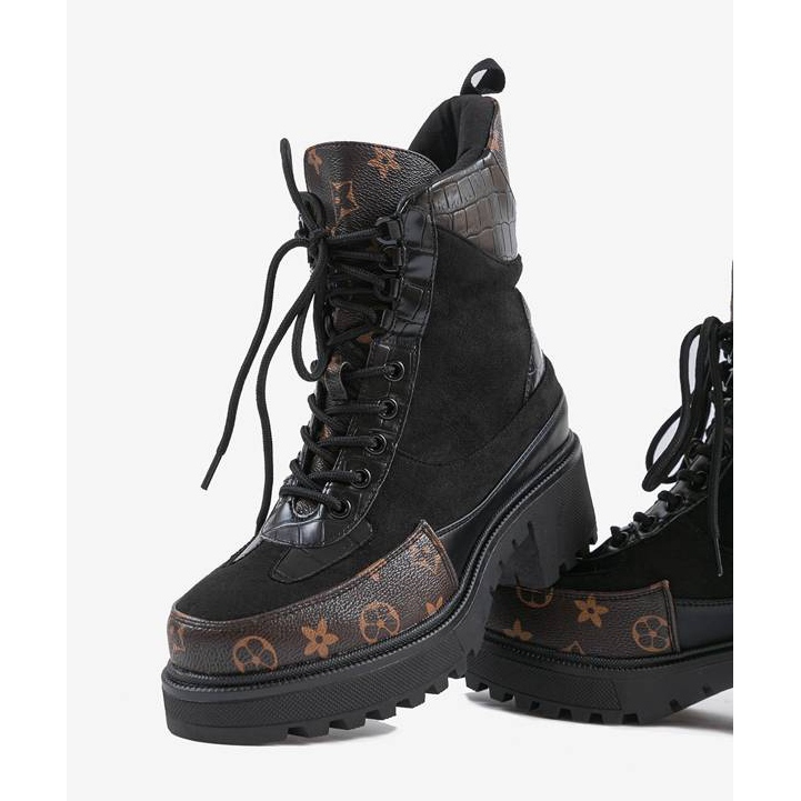 Borse nere con inserti marroni marrone nero 2