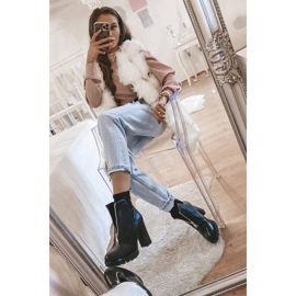 Stivaletti neri con cerniera Rocko nero 1