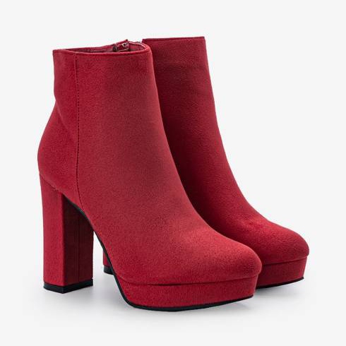 Stivali rossi in eco-polvere Azula rosso 1