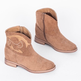 Stivaletti beige Ana cachi 1