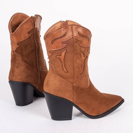 Stivali da cowboy alti marroni Megi marrone 1