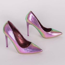 Tacchi alti Nadia viola chiaro 1