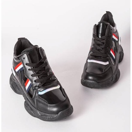 Brutte scarpe nere su grosse suole Lexi nero multicolore 1