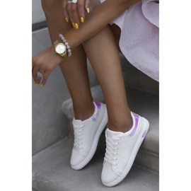 Scarpe da ginnastica bianche con decorazioni Debbie bianco 1