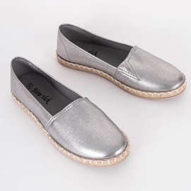 Espadrillas metallizzate argento di Big Girl 1