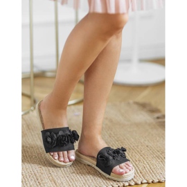 Pantofole Sun Sparrow nere da donna nero 1