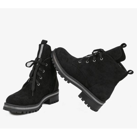 Stivali neri decorati di Winny nero 1