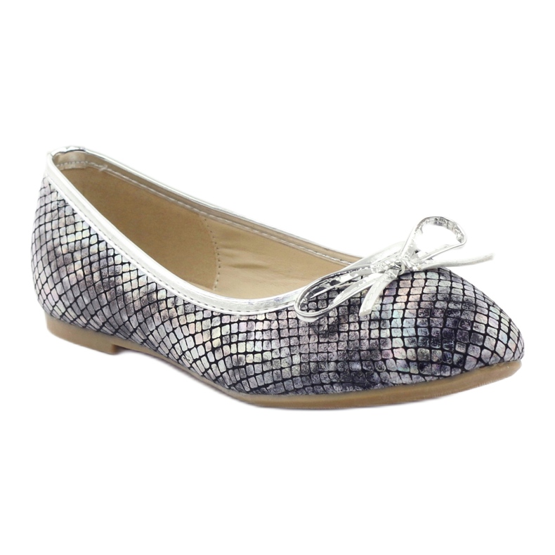 American Club Ballerine grigie americane C061 per ragazze grigio 1