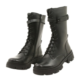 Stivali alti femminili Sergio Leone TR745 Black nero 3