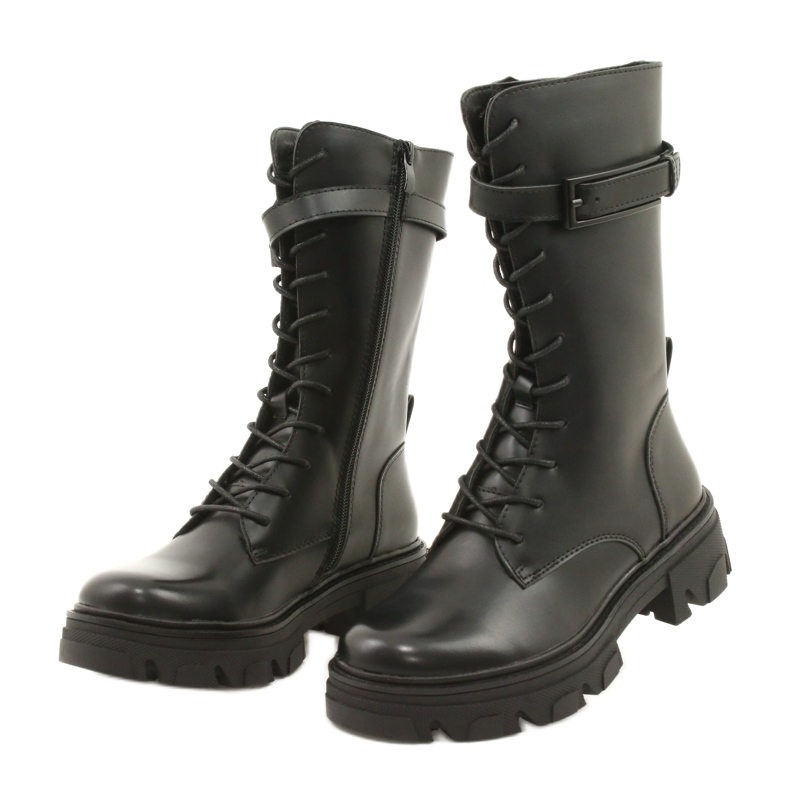 Stivali alti femminili Sergio Leone TR745 Black nero 3