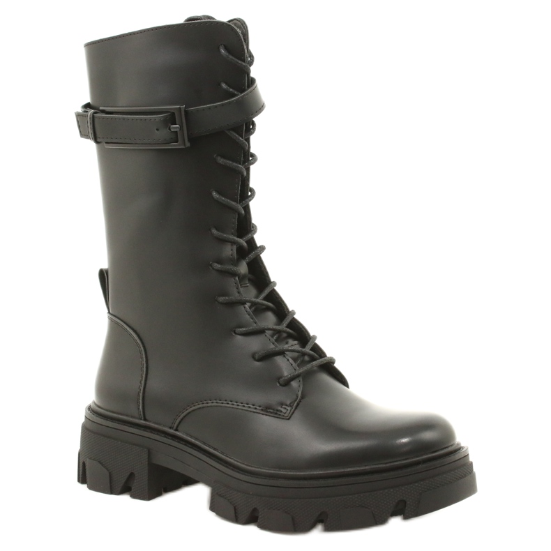 Stivali alti femminili Sergio Leone TR745 Black nero 1