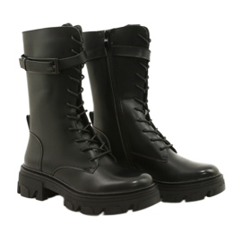 Stivali alti femminili Sergio Leone TR745 Black nero 5