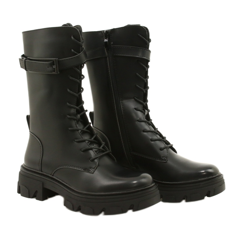 Stivali alti femminili Sergio Leone TR745 Black nero 5