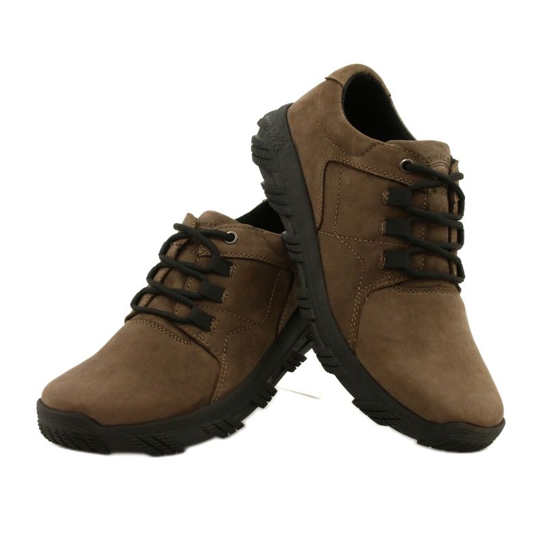 American Club CY18/21 scarpe da uomo comfort marrone 5