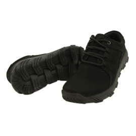 Scarpe da uomo comfort nere American Club CY18/21 nero 3