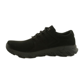 Scarpe da uomo comfort nere American Club CY18/21 nero 1