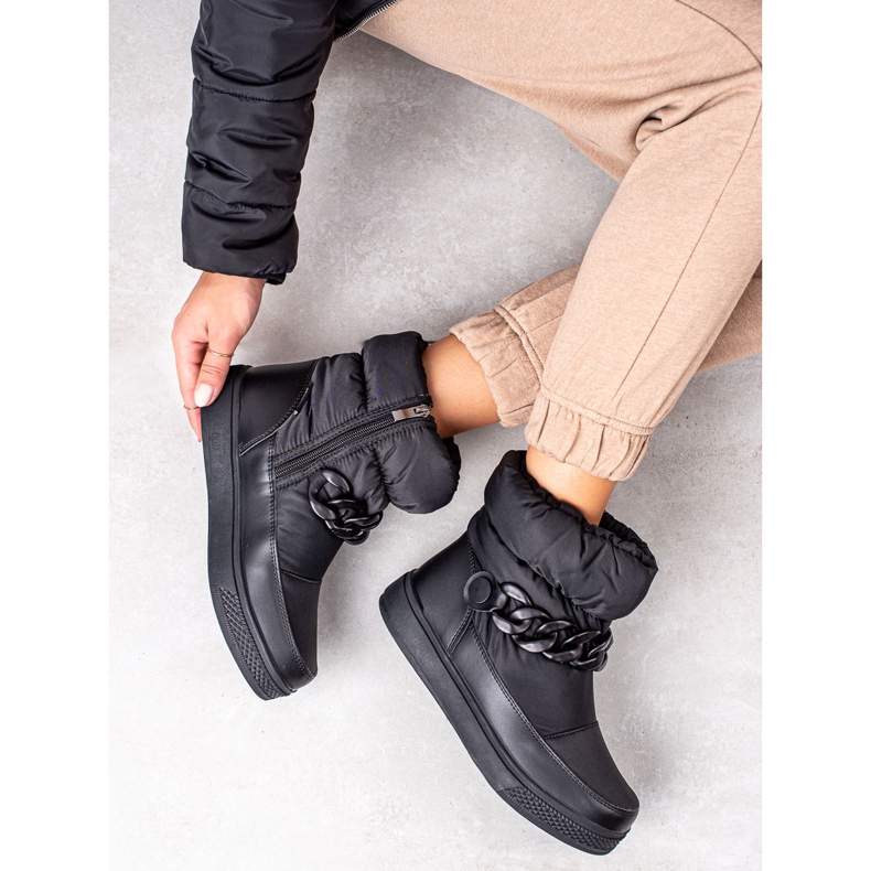 S. BARSKI Doposci con catena S.BARSKI nero 2