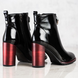 S. BARSKI Stivali laccati alla moda S.BARSKI nero 1