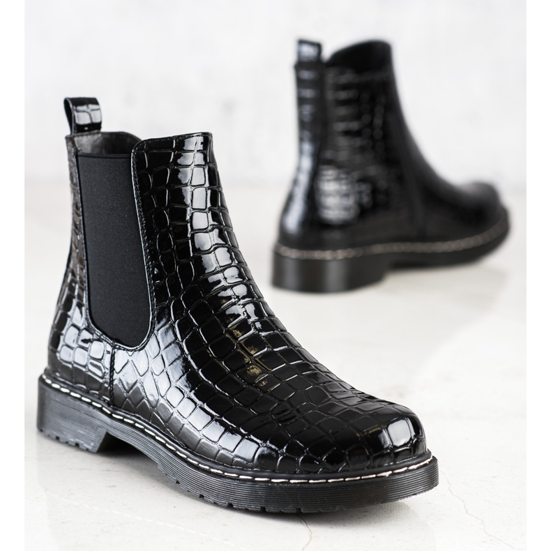 Filippo Stivali neri alla moda nero 1