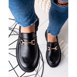 Diamantique Mocassini in ecopelle nero 1