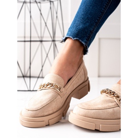 Goodin Mocassini beige alla moda 1