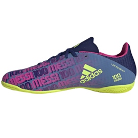Scarpe da calcio Adidas X Speedflow Messi.4 In M FY6921 blu navy multicolore blu navy 1