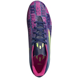 Scarpe da calcio Adidas X Speedflow Messi.4 FxG M FY6923 blu navy multicolore blu navy 2