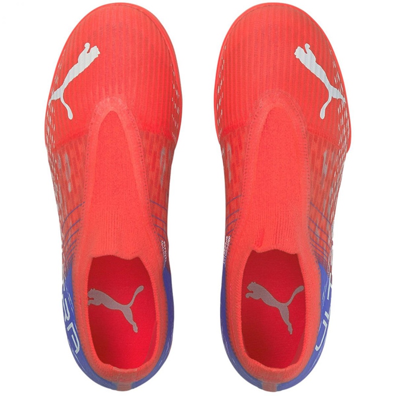 Scarpe da calcio Puma Ultra 3.3 Tt Jr 106531 01 arance e rosse 1