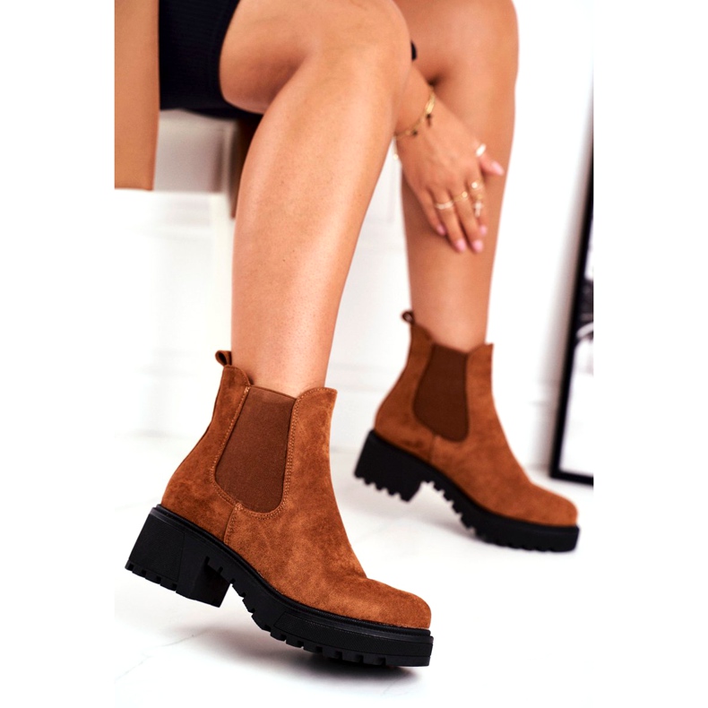 PS1 Stivali Alti Donna Sidamo Camel marrone 2