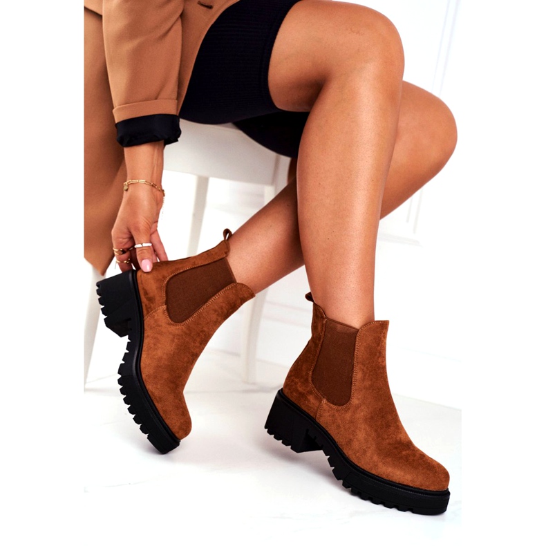 PS1 Stivali Alti Donna Sidamo Camel marrone 3