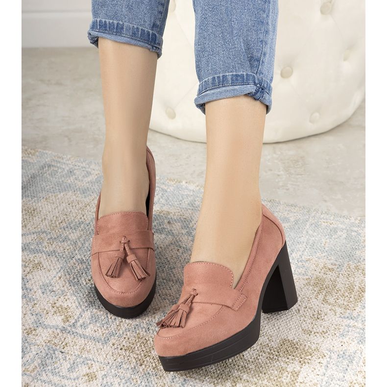 Mocassini rosa sul post Himmel 1