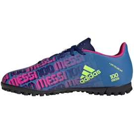 Scarpe da calcio Adidas X Speedflow Messi.4 Tf Jr FY6911 multicolore blu 2