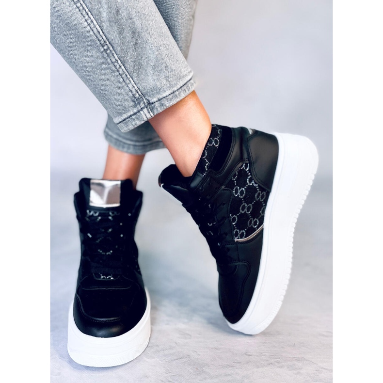 Nero AD-419 Sneakers nere 1