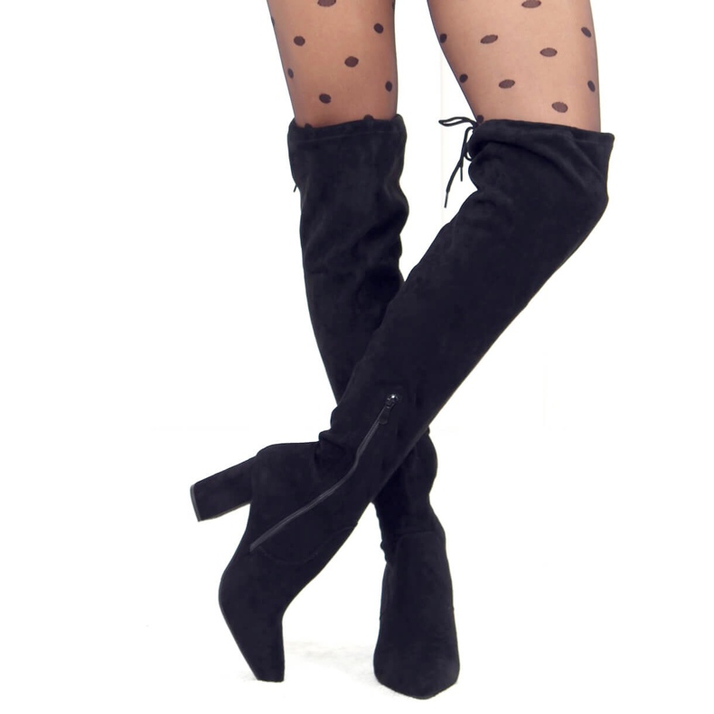 Nero HB-33 Tacchi alti neri 1