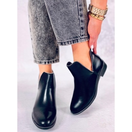 Stivali neri tagliati Y8191 Nero 2