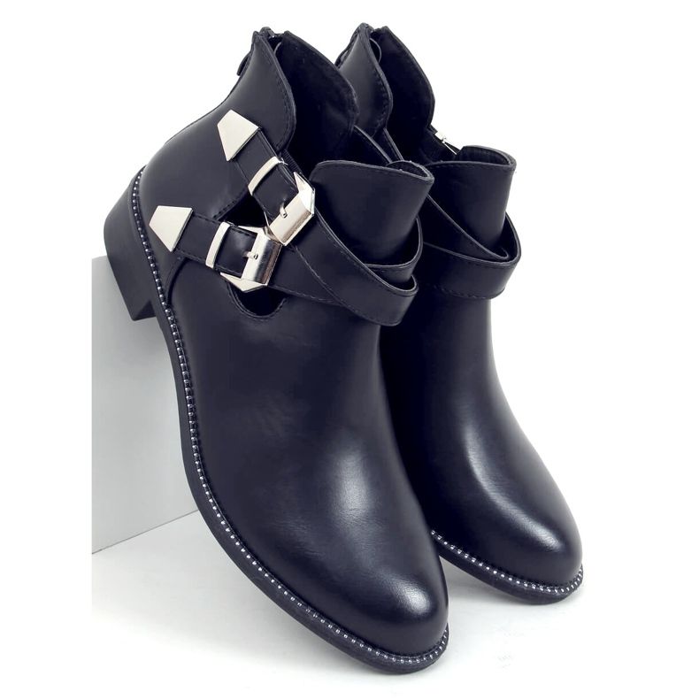 Stivali neri tagliati Y8157 Nero 1