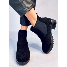 Stivaletti Chelsea neri da donna XJ-61 Black nero 2
