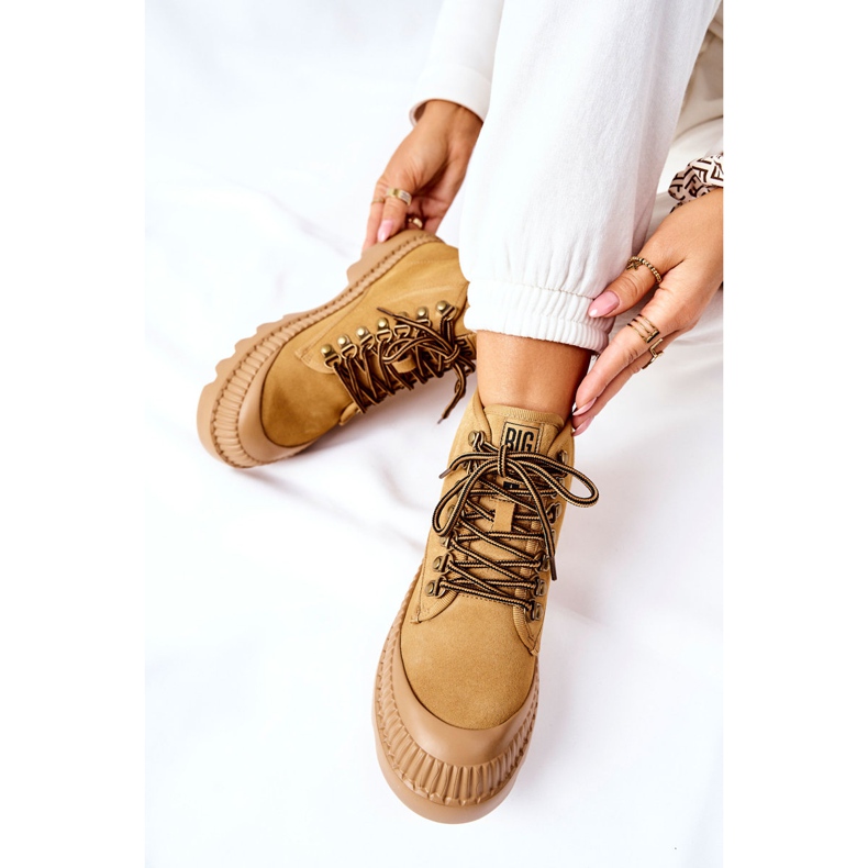 Stivali in pelle Trappers Big Star II274366 Camel marrone 1