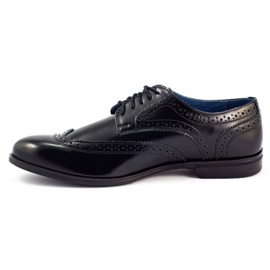 Olivier Scarpe formali Scarpe brogue nere nero 1