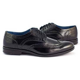 Olivier Scarpe formali Scarpe brogue nere nero 4