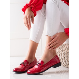Goodin Mocassini laccati rosso 1